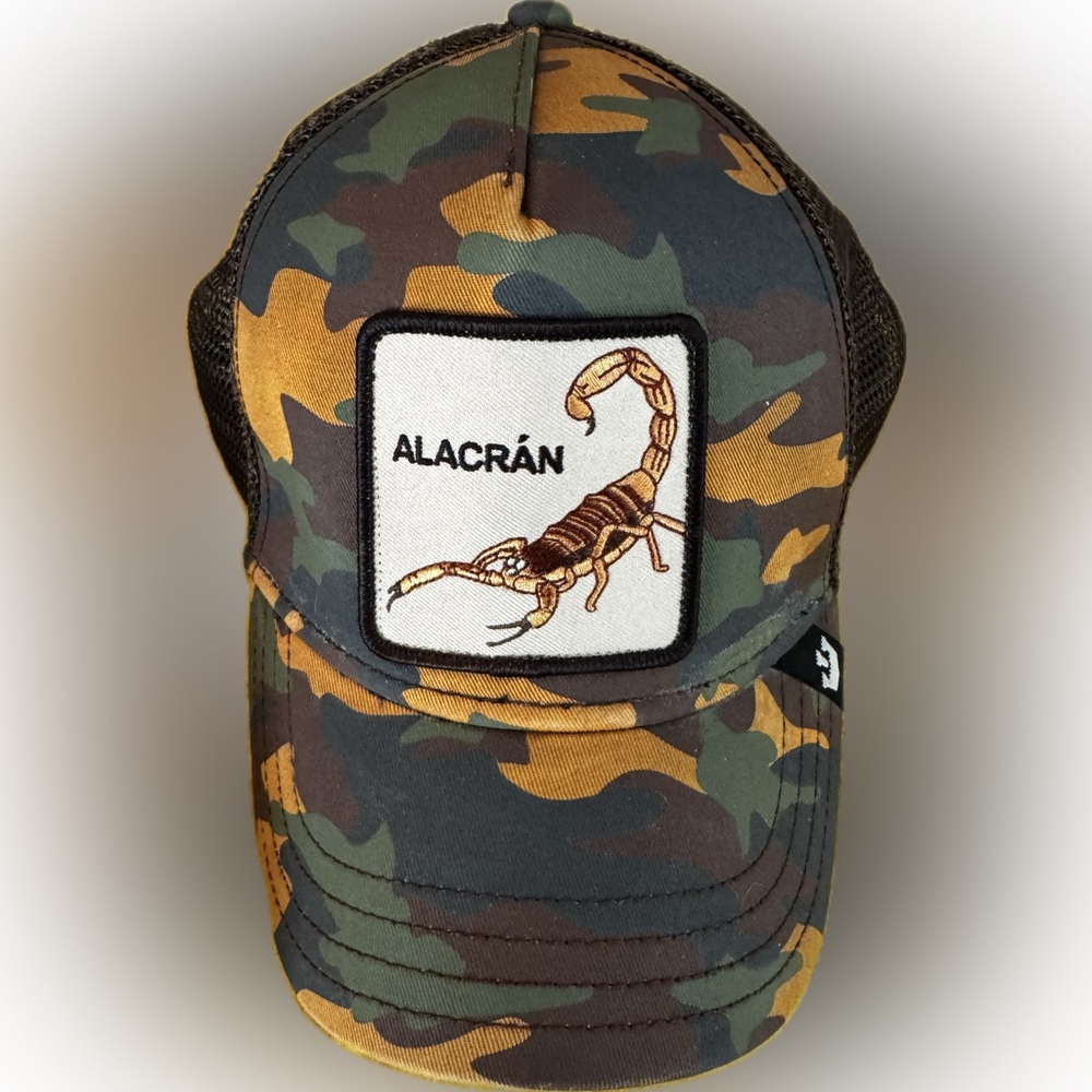 Alacrán Camouflage Trucker Hat - Green & Brown LIMITED EDITION-sold out
